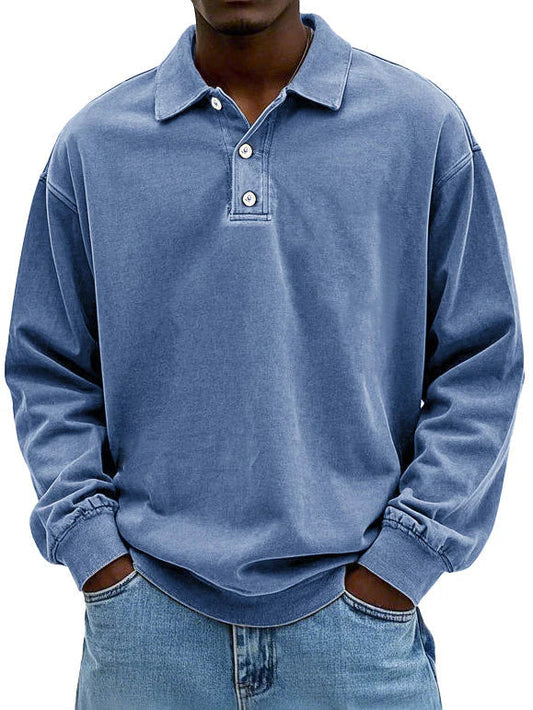 Novella-Boutique | Stilfuld langærmet poloshirt